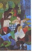 August Macke Turkish jewelry dealer oil on canvas